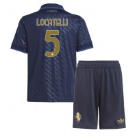 Juventus Manuel Locatelli #5 Kolmas Peliasu Lasten 2024-25 Lyhythihainen (+ Lyhyet housut)